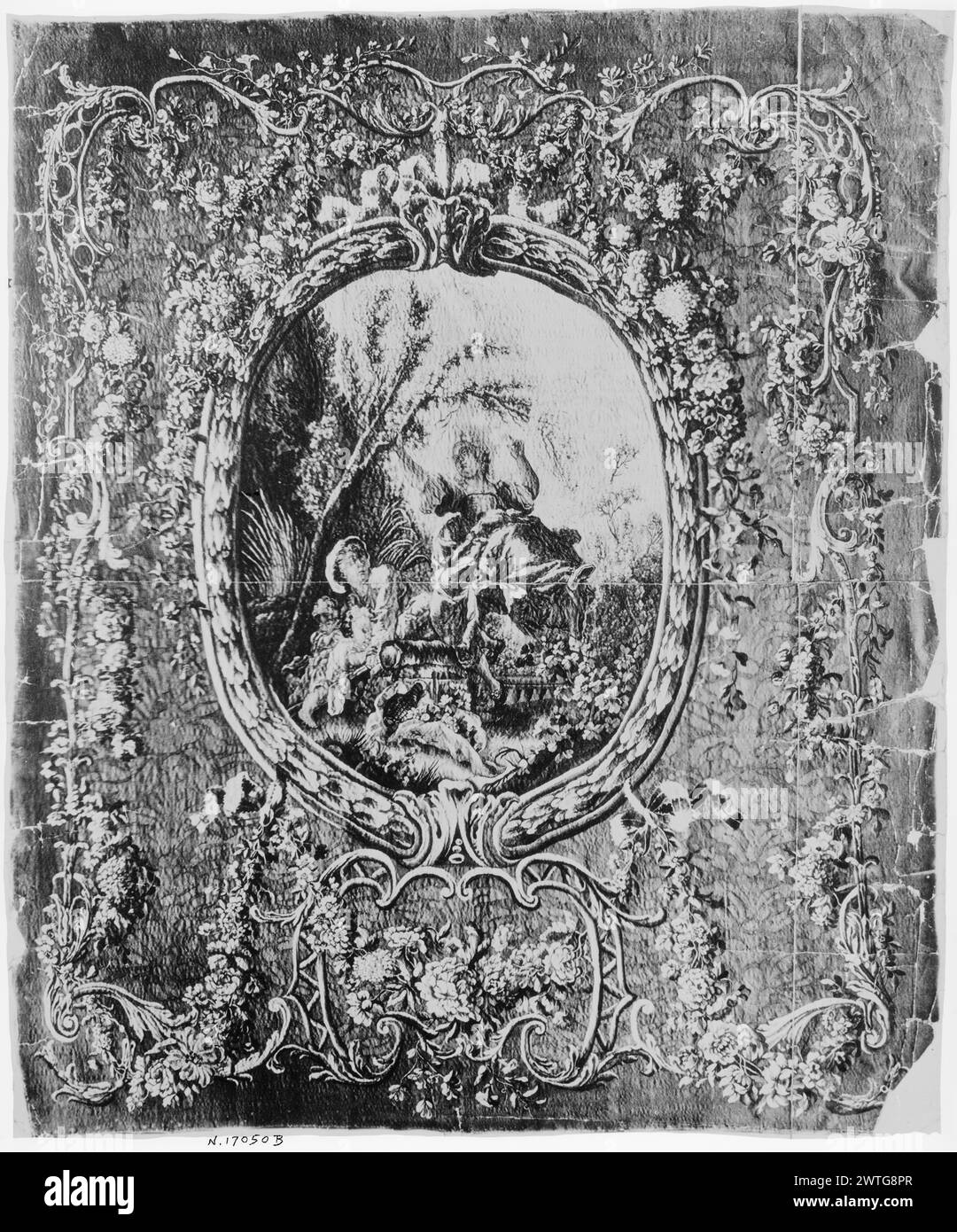 Lady on swing. unknown c. 17701800 Tapestry Materials/Techniques