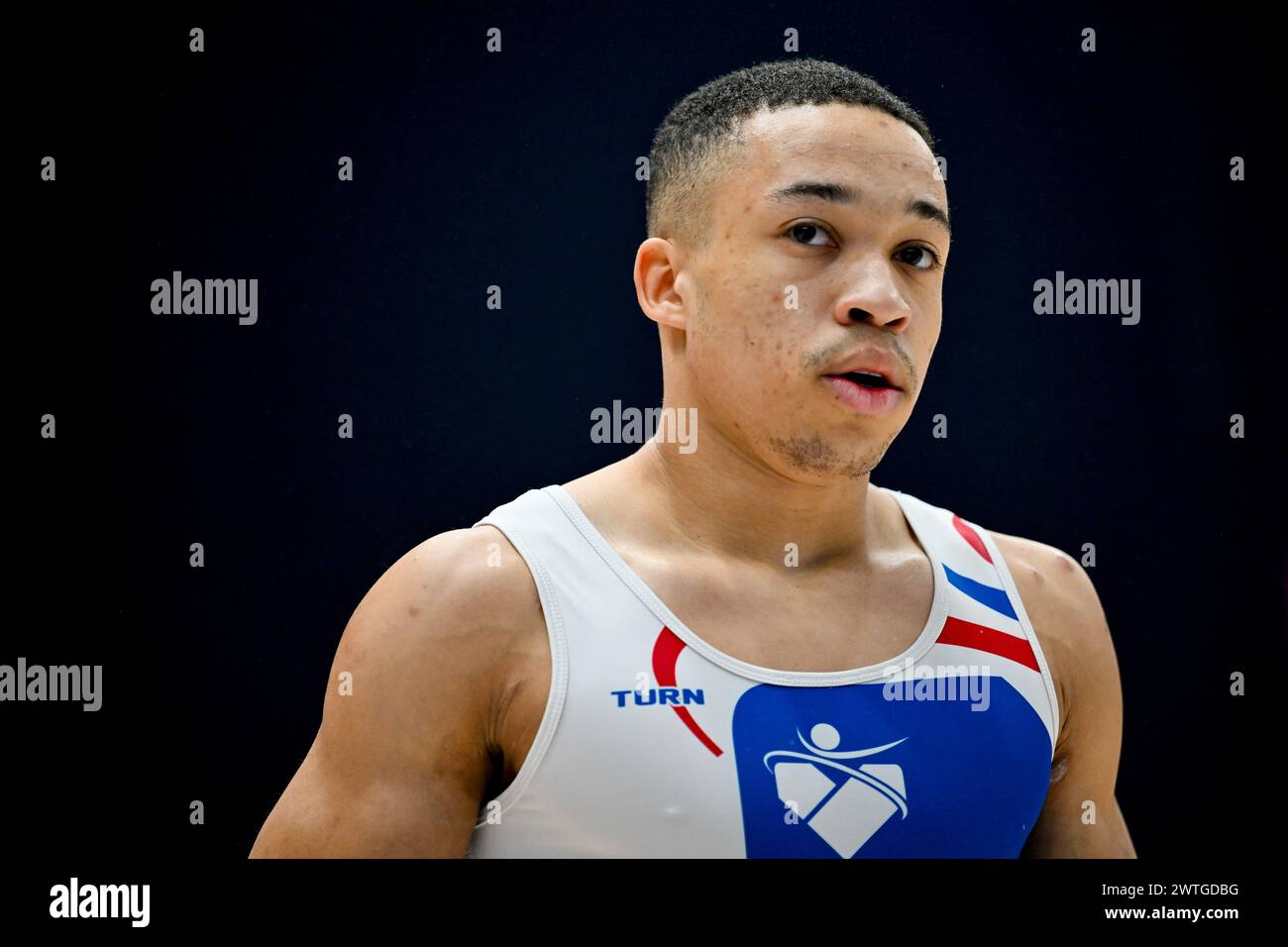 Liverpool, England, UK. 17th Mar, 2024. Joe Fraser prepares for the