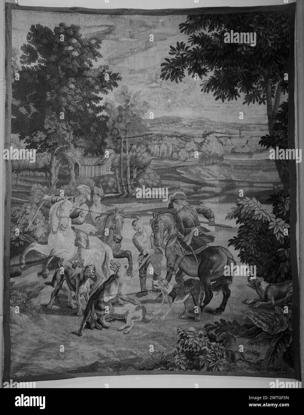 The new fox and hound Black and White Stock Photos & Images - Alamy