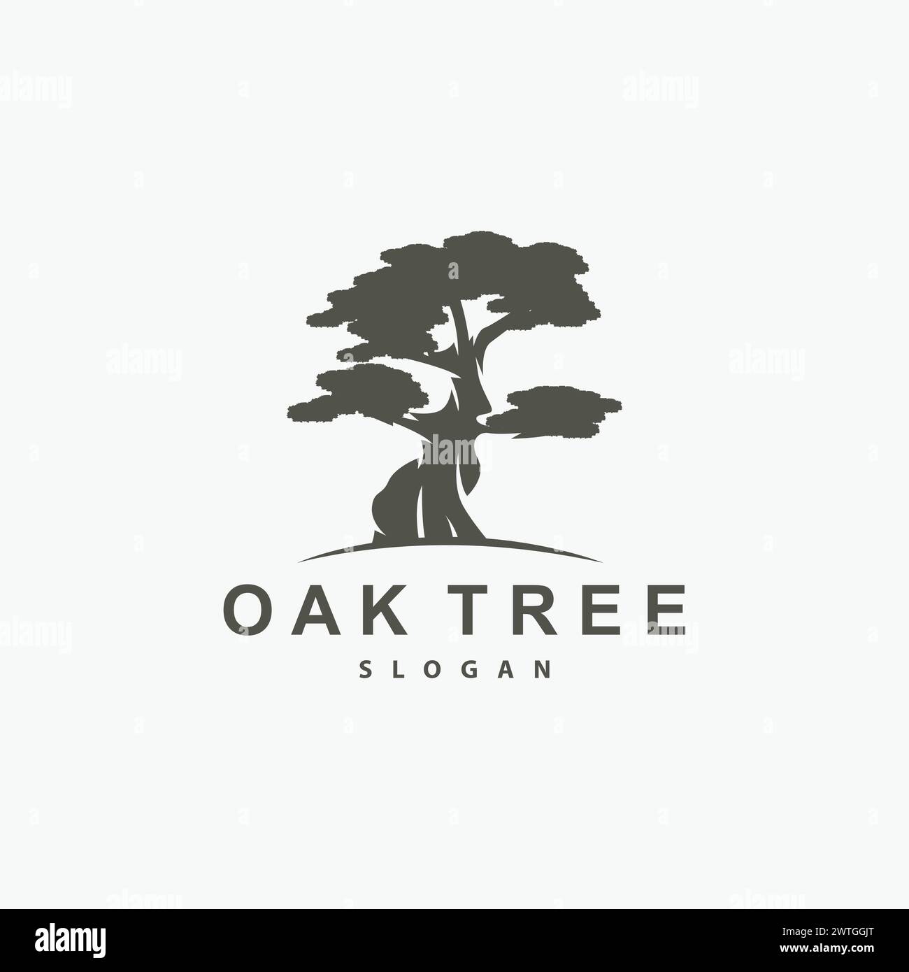 Oak tree logo hi-res stock photography and images - Alamy