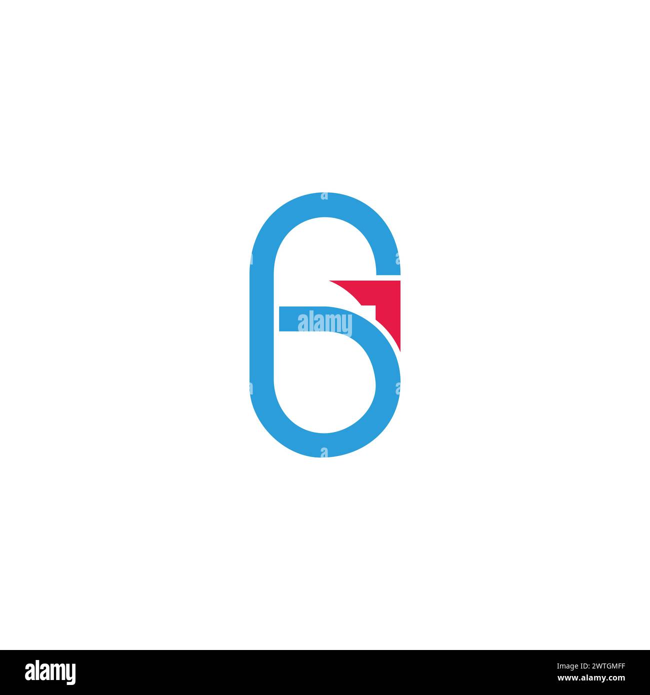 letter g global air plane arrow logo vector Stock Vector