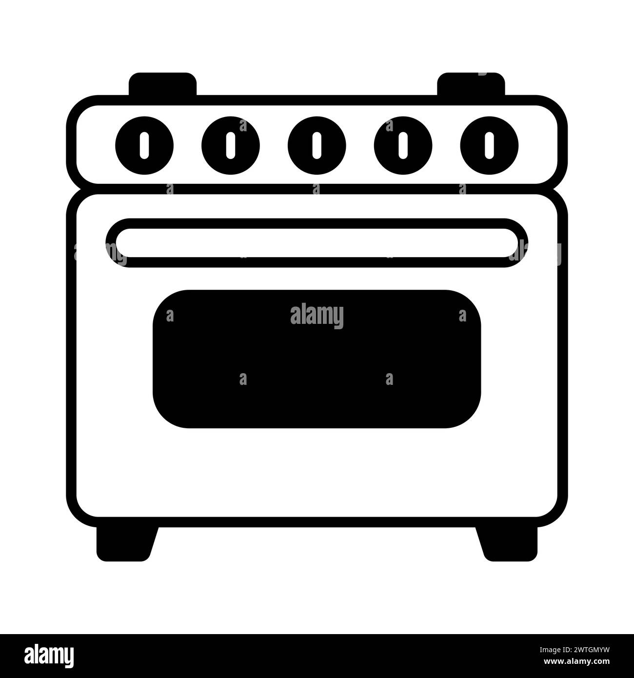 Appliance icon Black and White Stock Photos & Images Alamy