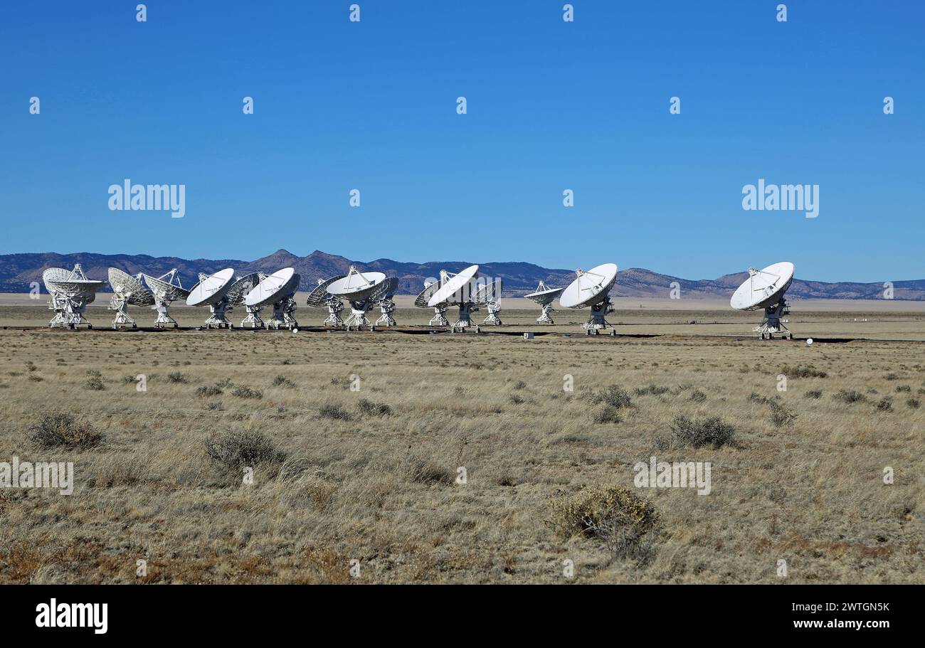 Antennas - Very Large Array, New Mexico Stock Photo