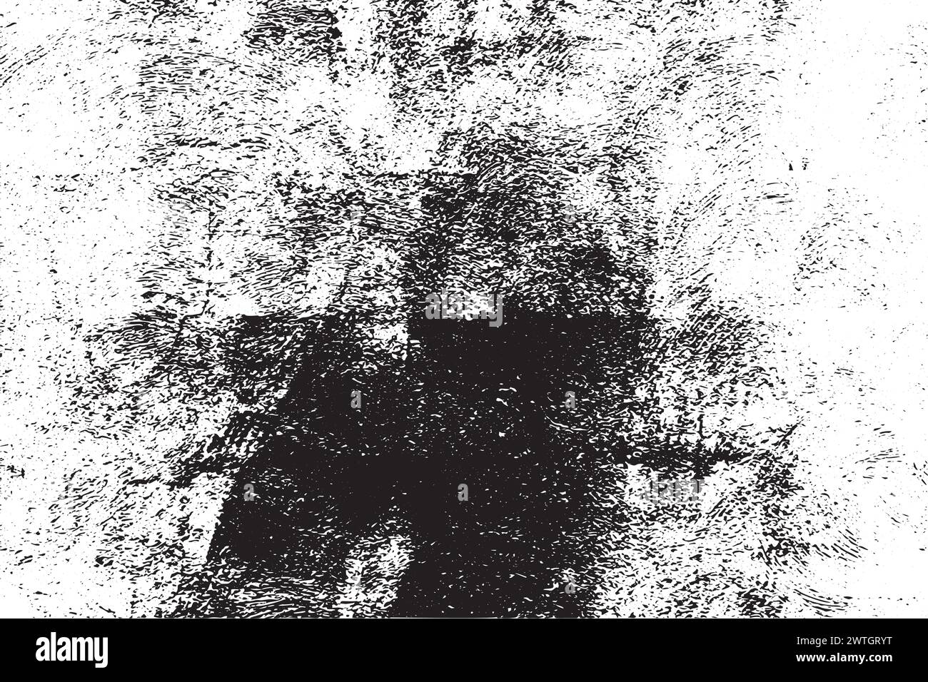 Black grunge texture isolated on white background Stock Vector Image ...