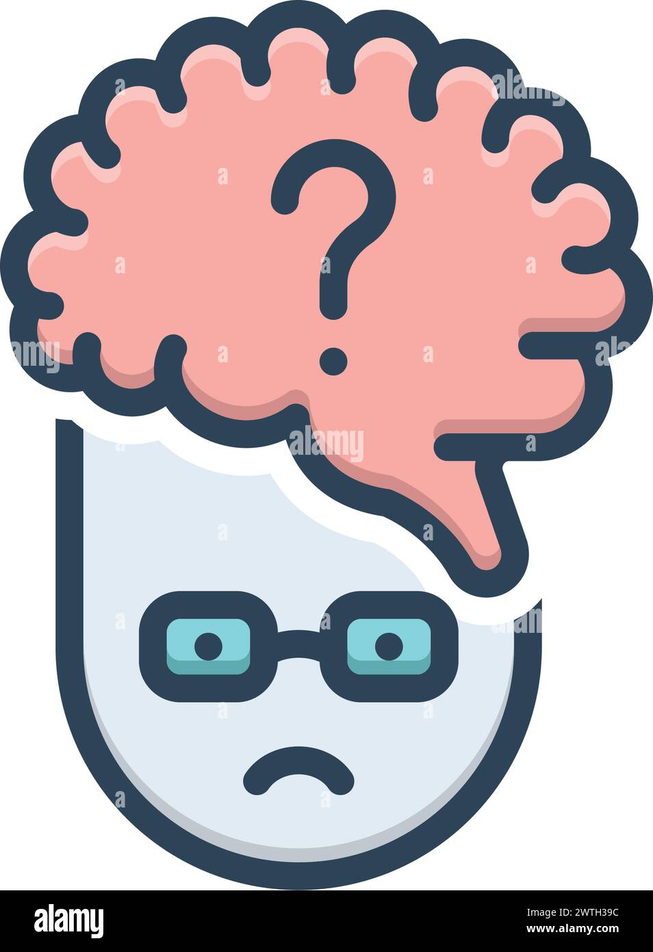 Icon for dementia, craziness Stock Vector Image & Art - Alamy