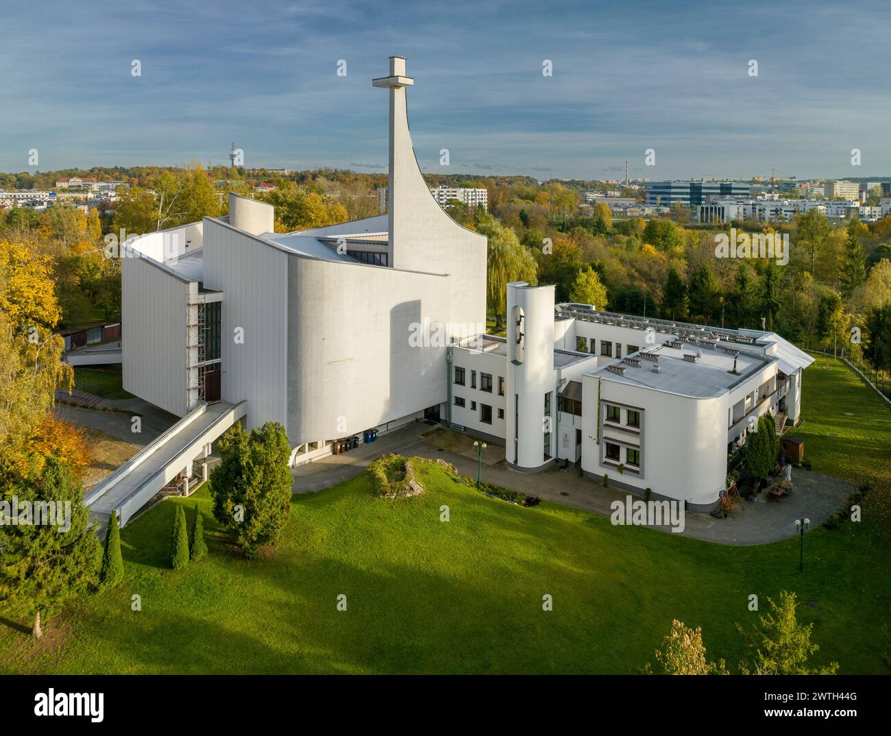 Church of Our Lady of Fatima, Krakow, Poland Stock Photo