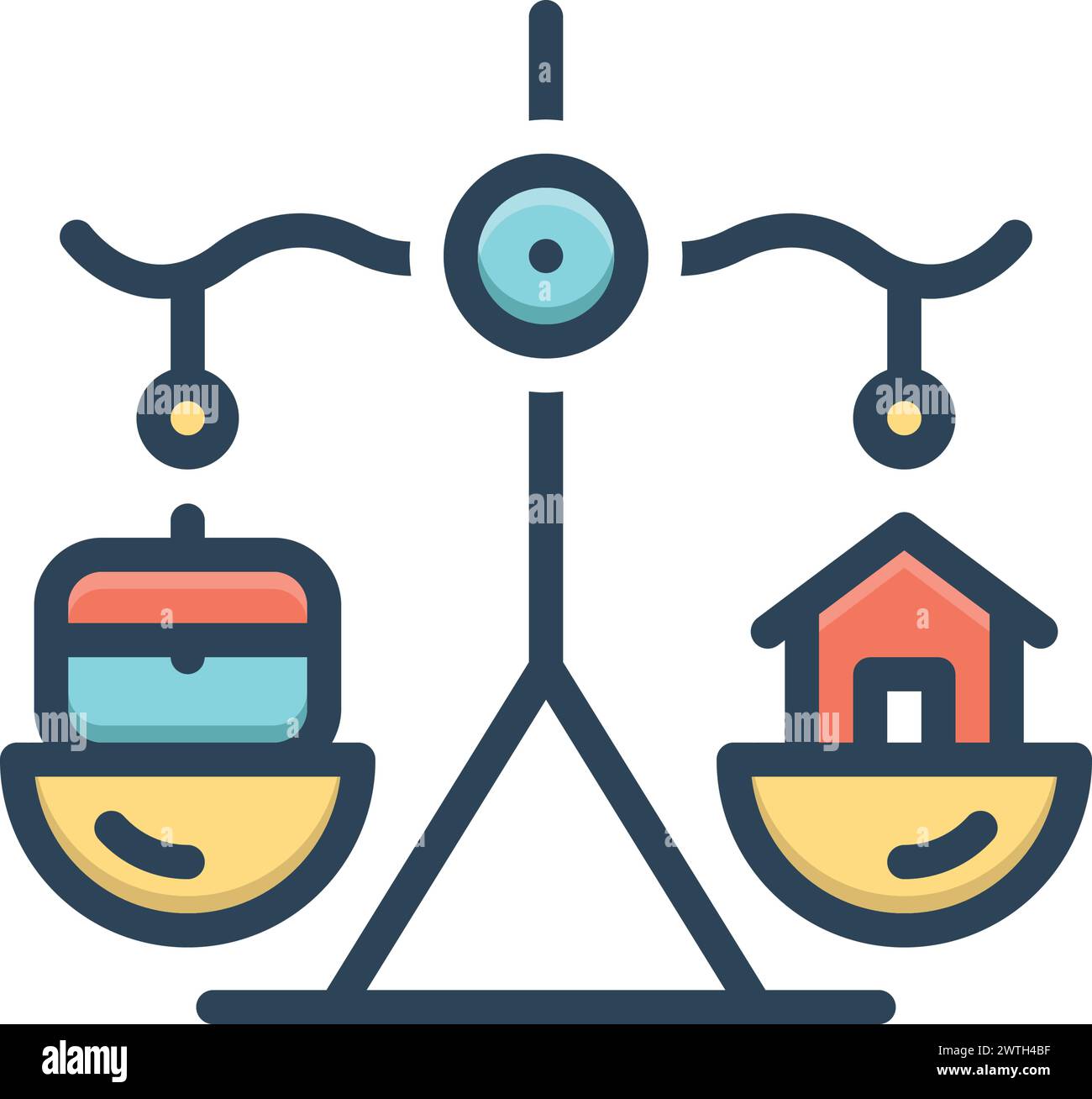 Work life balance sign Stock Vector Images - Alamy
