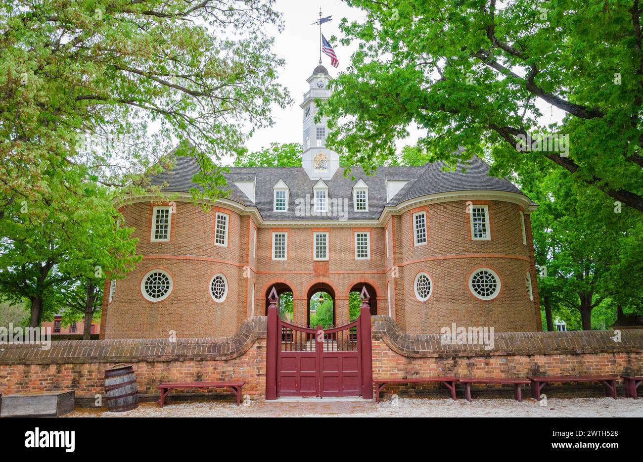 The “Historic Triangle” Historical Colonial Williamsburg in Virginia ...