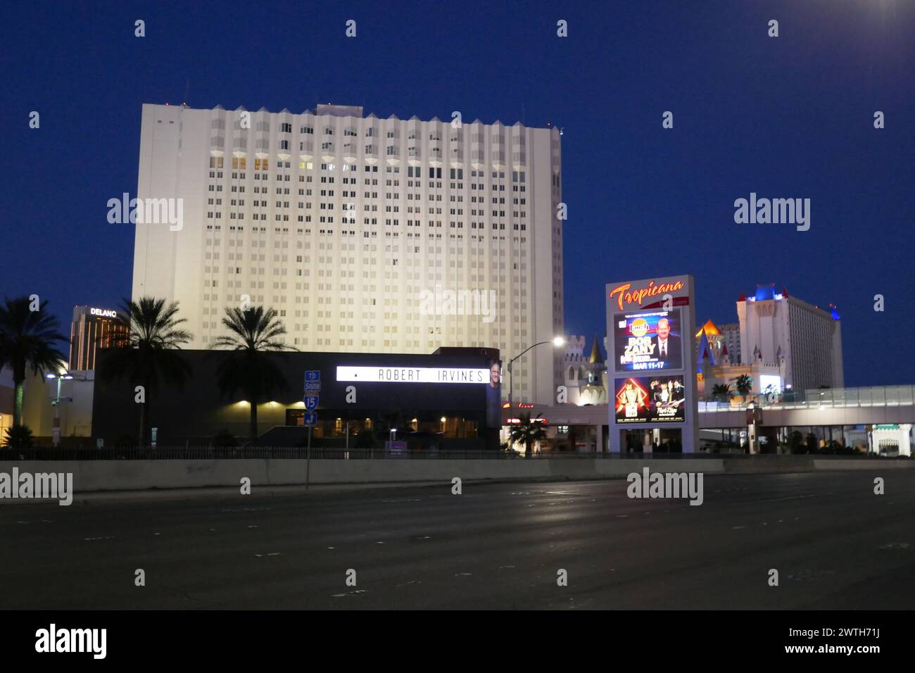 Las Vegas, Nevada, USA 8th March 2024 The Tropicana Hotel & Casino