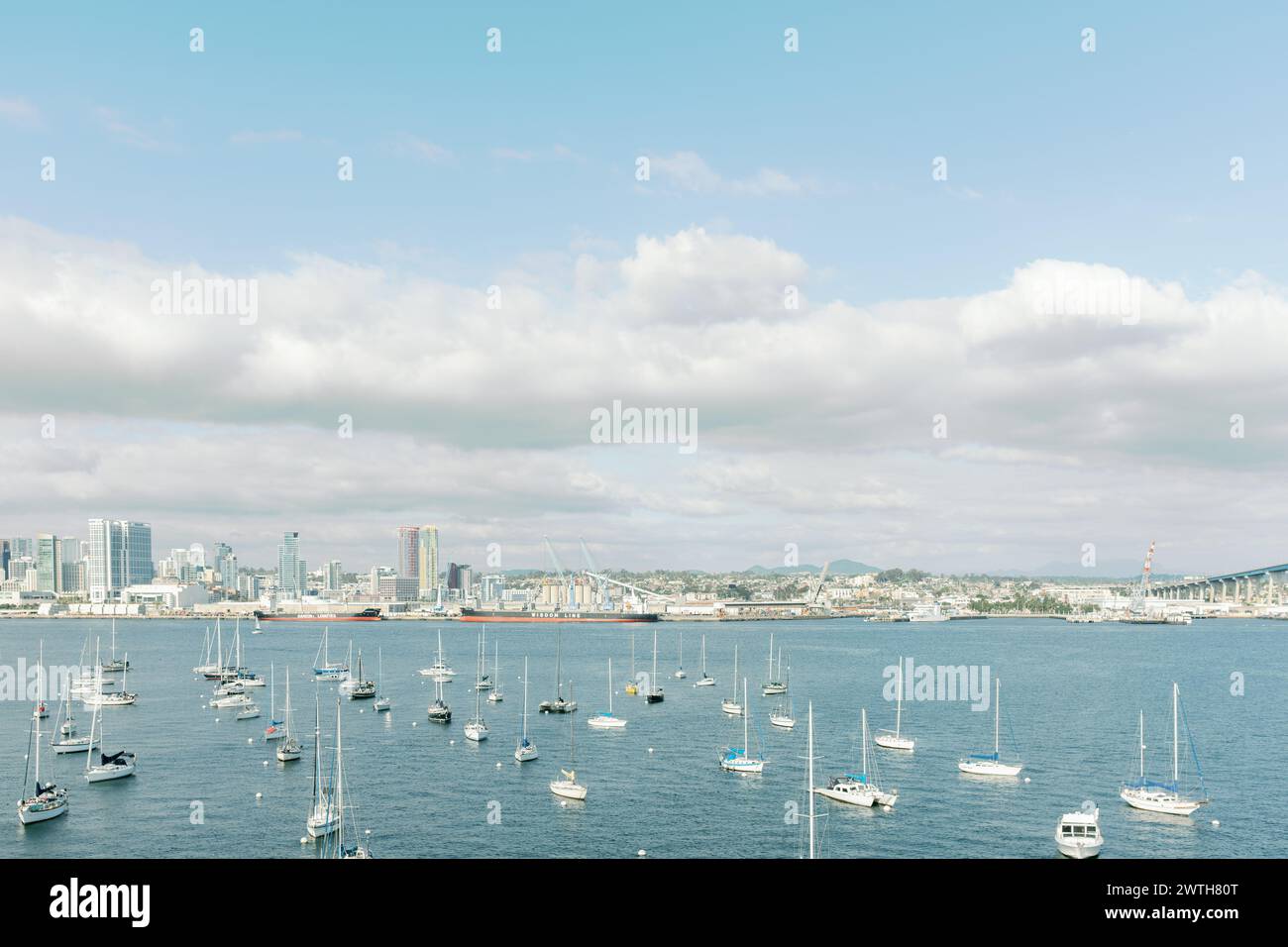 Coronado Bridge in San Diego Stock Photo