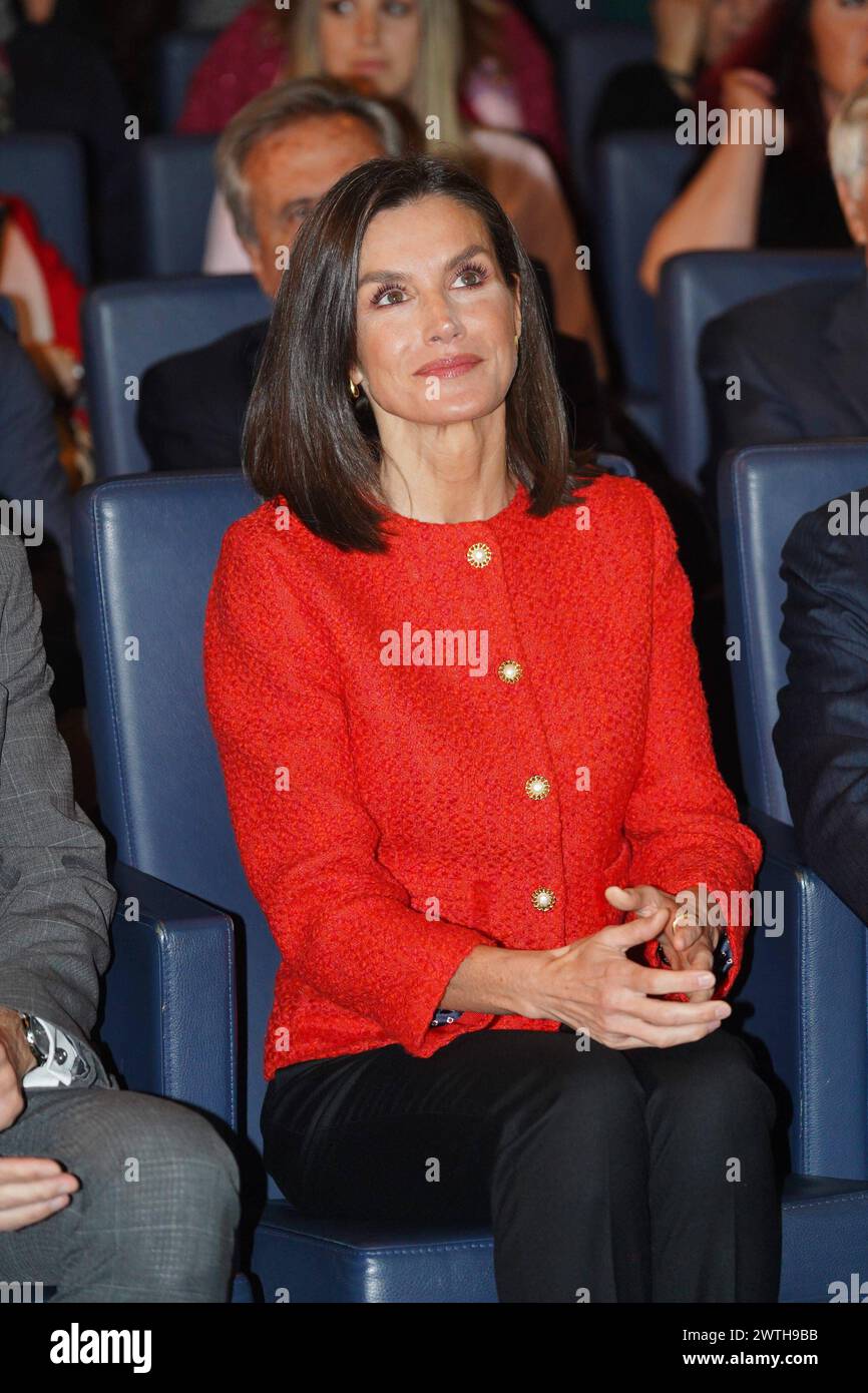 Madrid, Spain. 18th Mar, 2024. Spanish Queen Letizia during Mutua