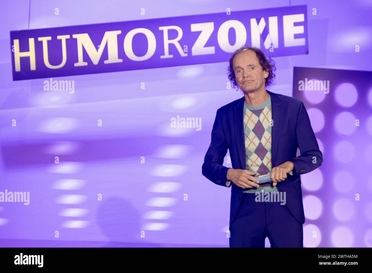 Gastgeber und Comedian Olaf Schubert während der TV-Gala Sendung im ...