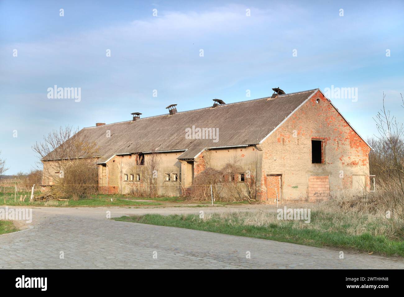 Alter Stall Bauernhof Gebäude Stock Photo