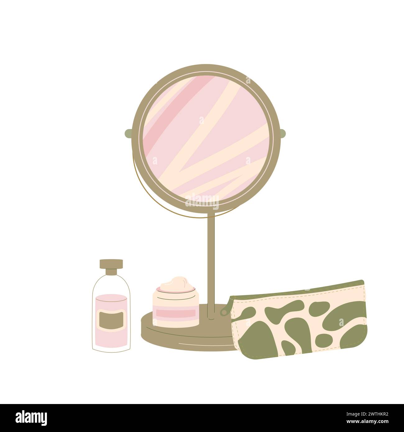 cosmetics-and-beauty-products-daily-routine-products-mirror-perfume