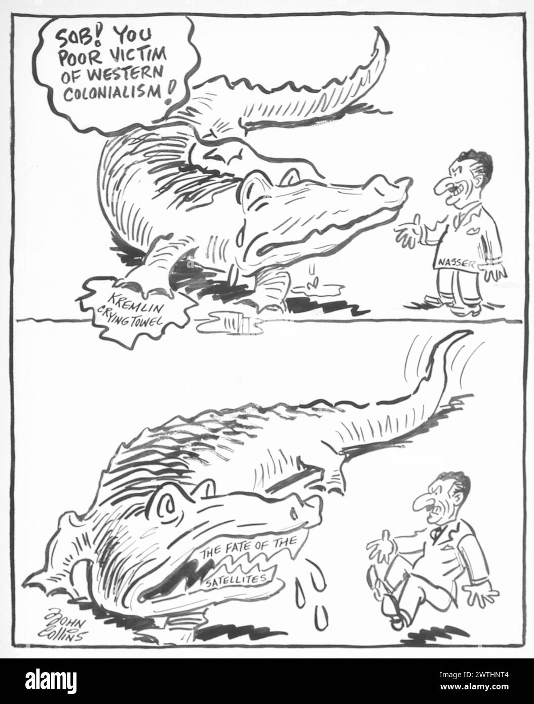 Crocodile tears Black and White Stock Photos & Images - Alamy