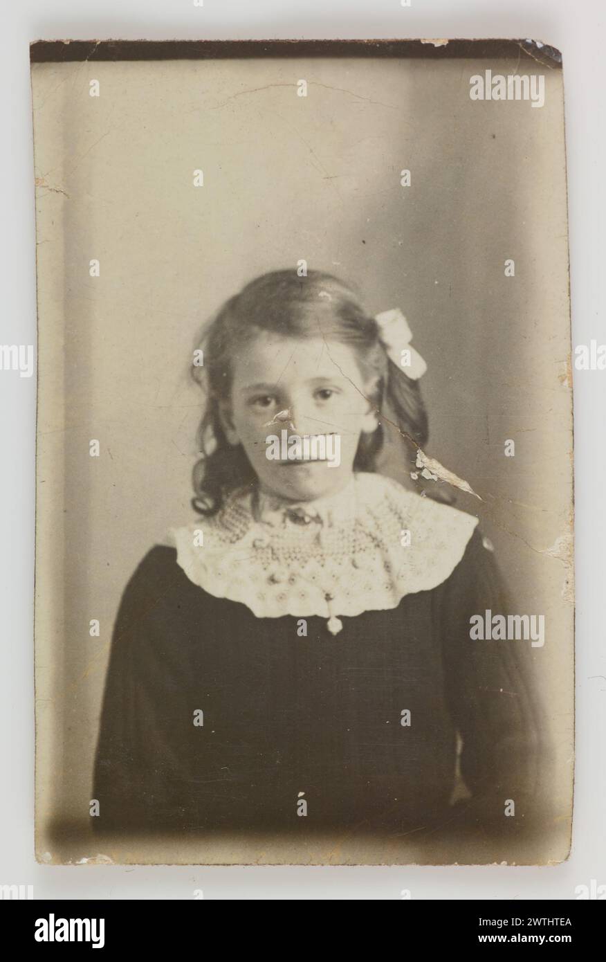 Girl. From the album McDonald family cartedevisite album. blackand