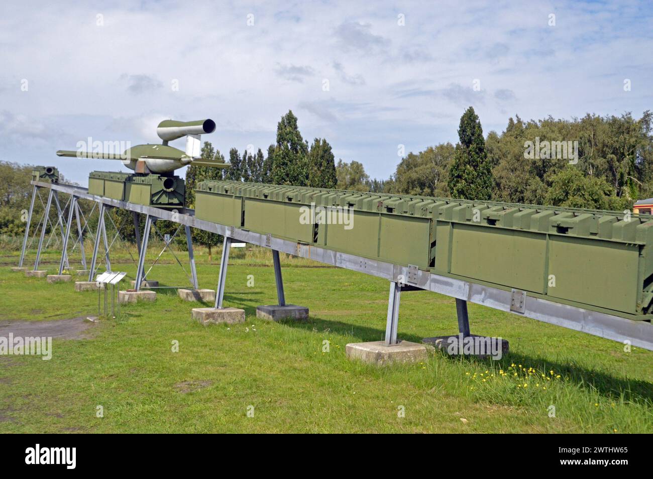 Rocket Launcher Ramp Germany, Mecklenburg-Vorpommern, Peenemünde on the Island of Usedom ...