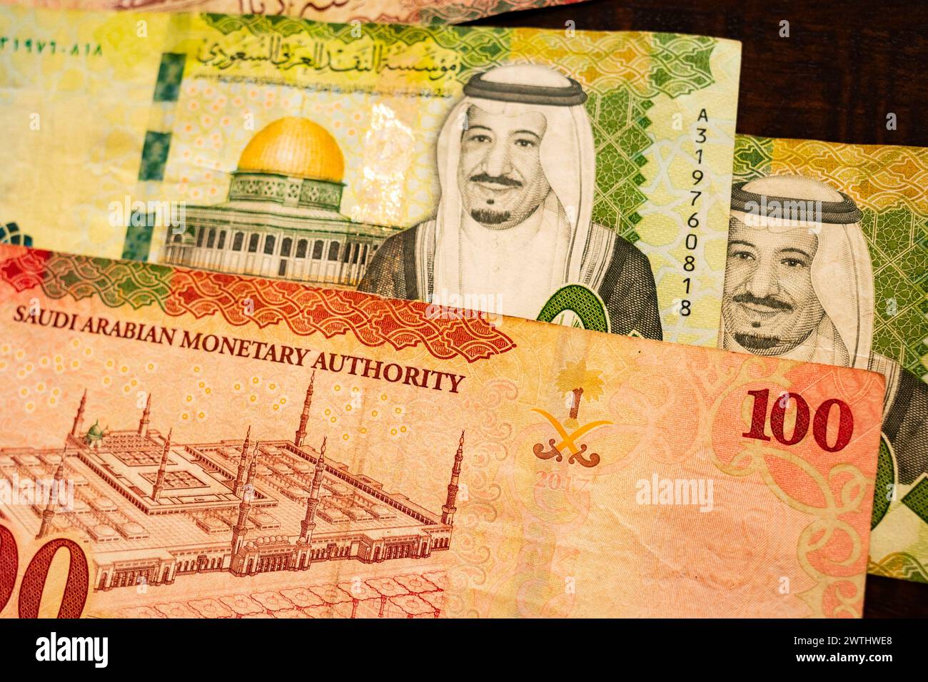 March 18 2024 Rihyad Kingdom Of Saudi Arabia Saudi Currency Stock 