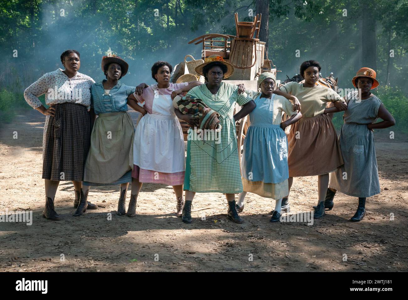 DANIELLE BROOKS in THE COLOR PURPLE (2023), directed by BLITZ BAZAWULE. Credit: Amblin Entertainment/Harpo Films/Quincy Jones Productions (QJP)/Scott Sanders Productions/Warner Bros. / Ade, Eli Joshua / Album Stock Photo