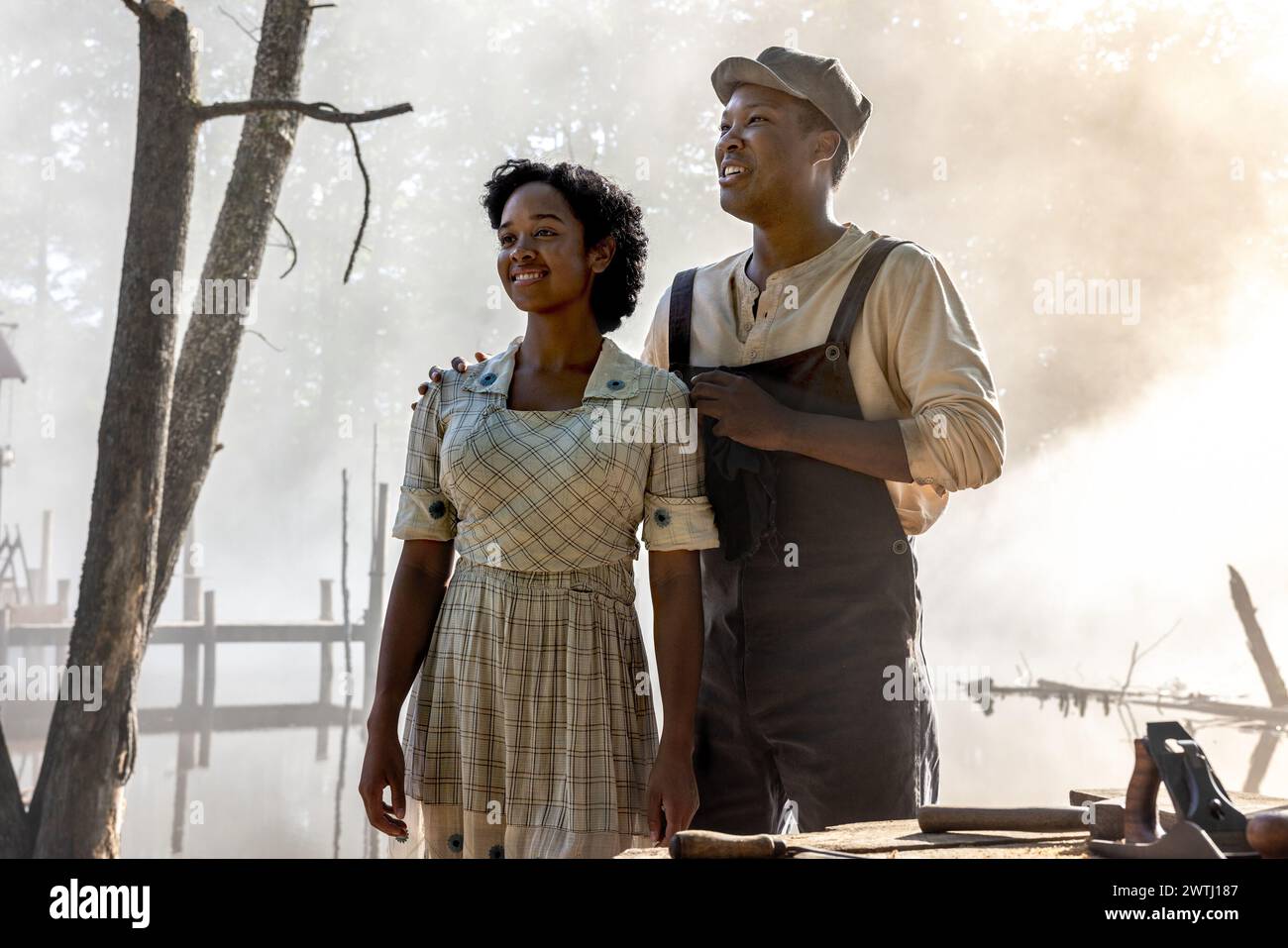 COREY HAWKINS in THE COLOR PURPLE (2023), directed by BLITZ BAZAWULE. Credit: Amblin Entertainment/Harpo Films/Quincy Jones Productions (QJP)/Scott Sanders Productions/Warner Bros. / Weatherspoon, Lynsey / Album Stock Photo