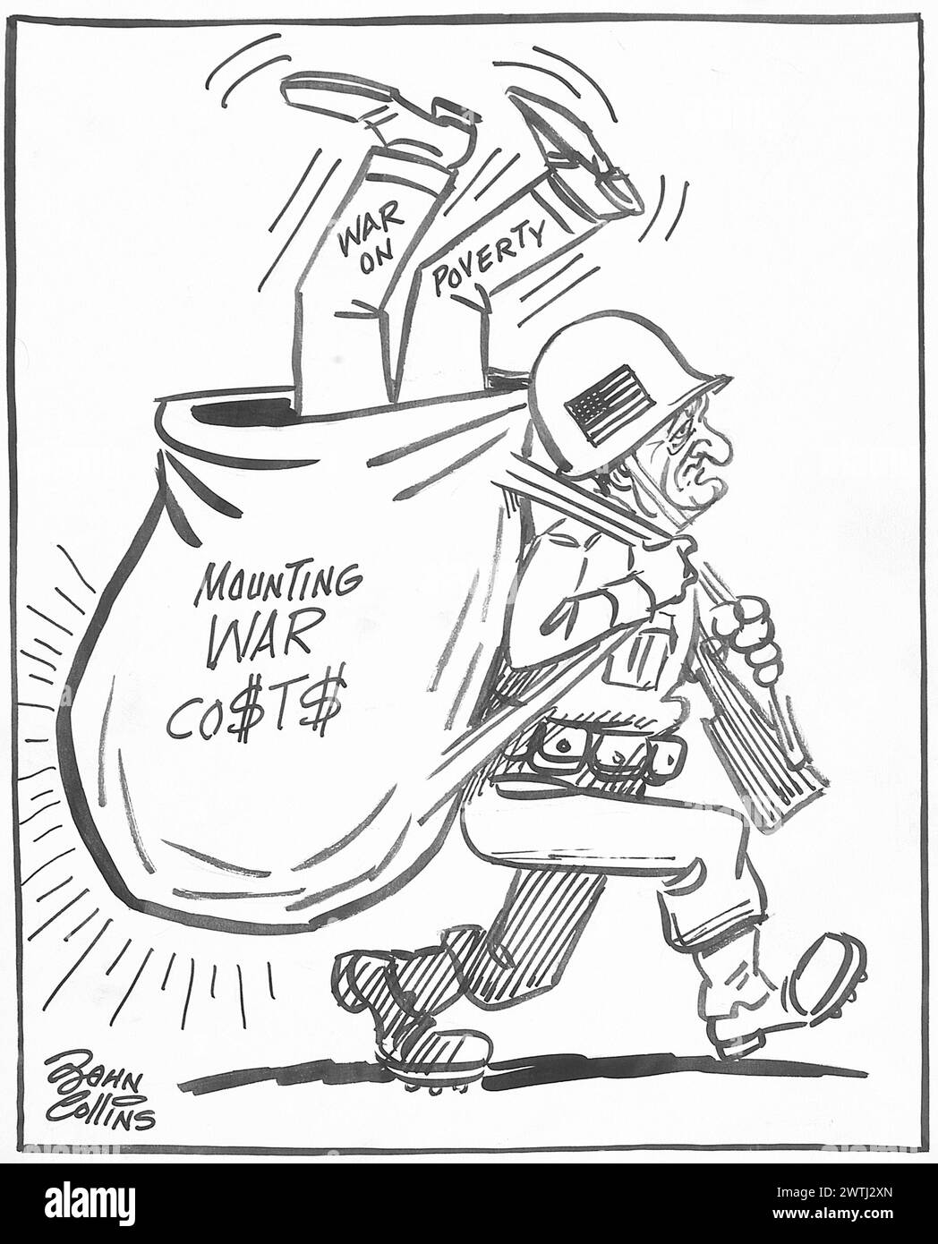 Cartoon pack up your troubles in your old kit bag john collins 1917