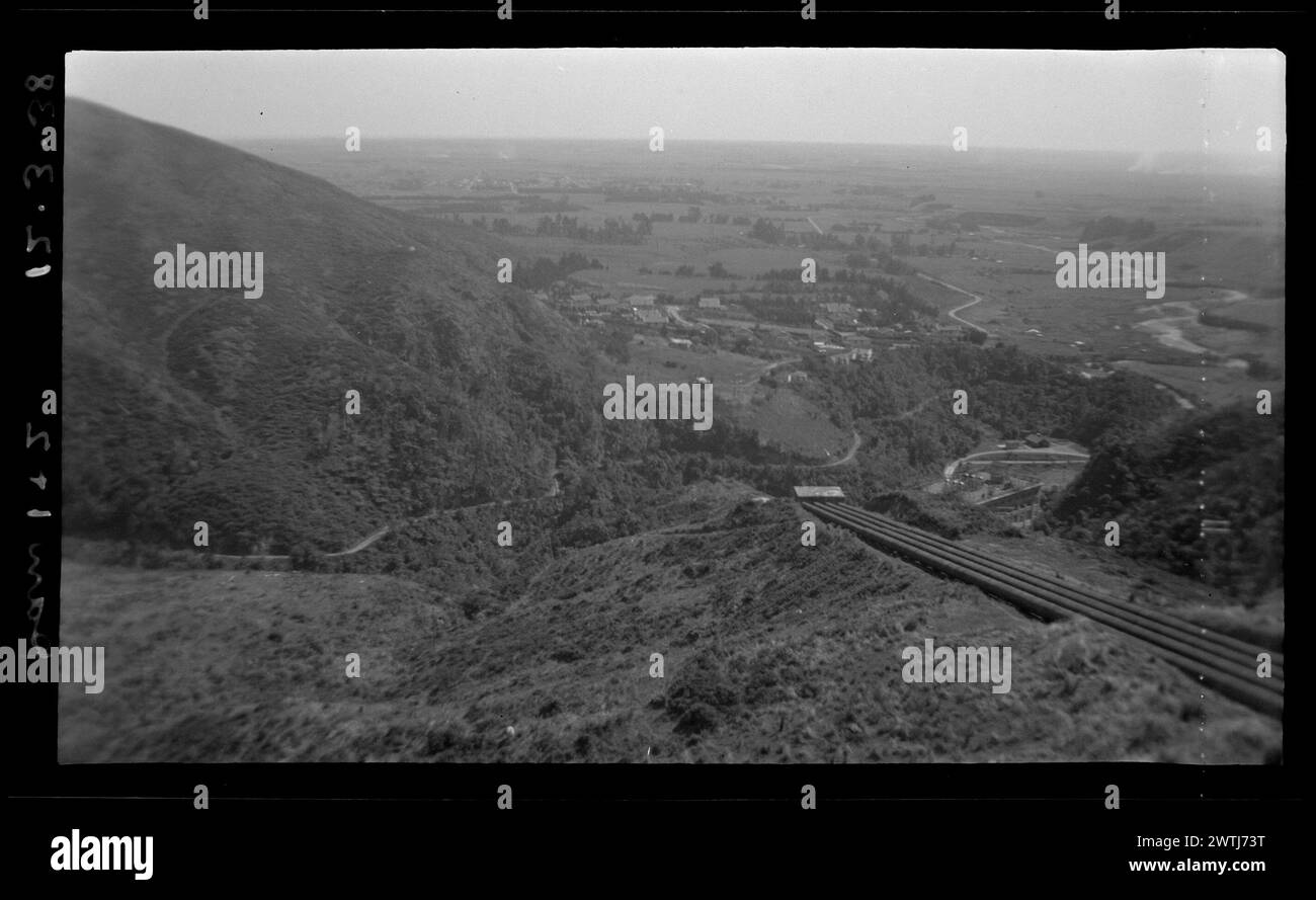 Horowhenua Geological and Tararua Range gelatin silver negatives, black ...