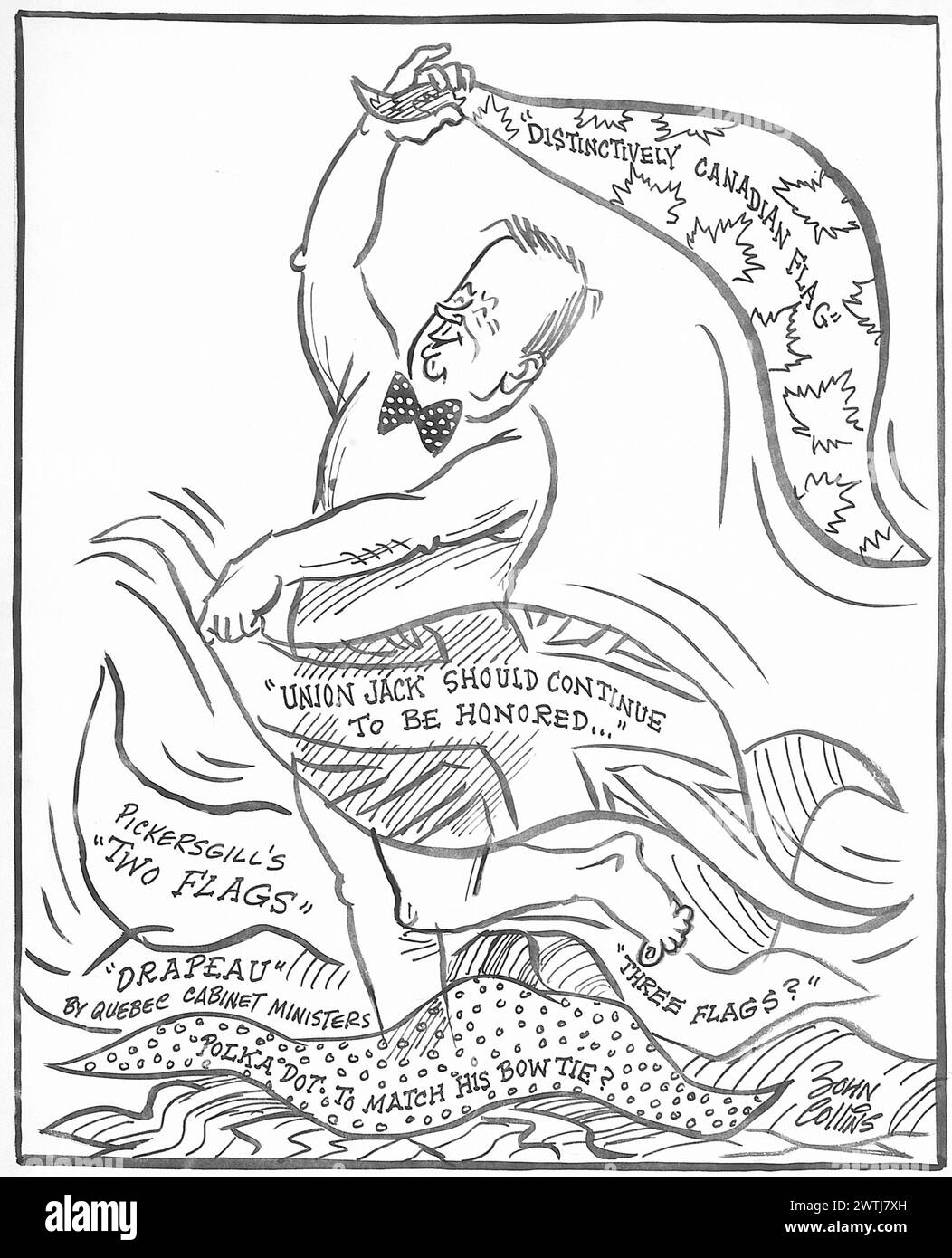 Cartoon - Dance of the Seven Veils. John Collins (1917-2007 Stock Photo ...