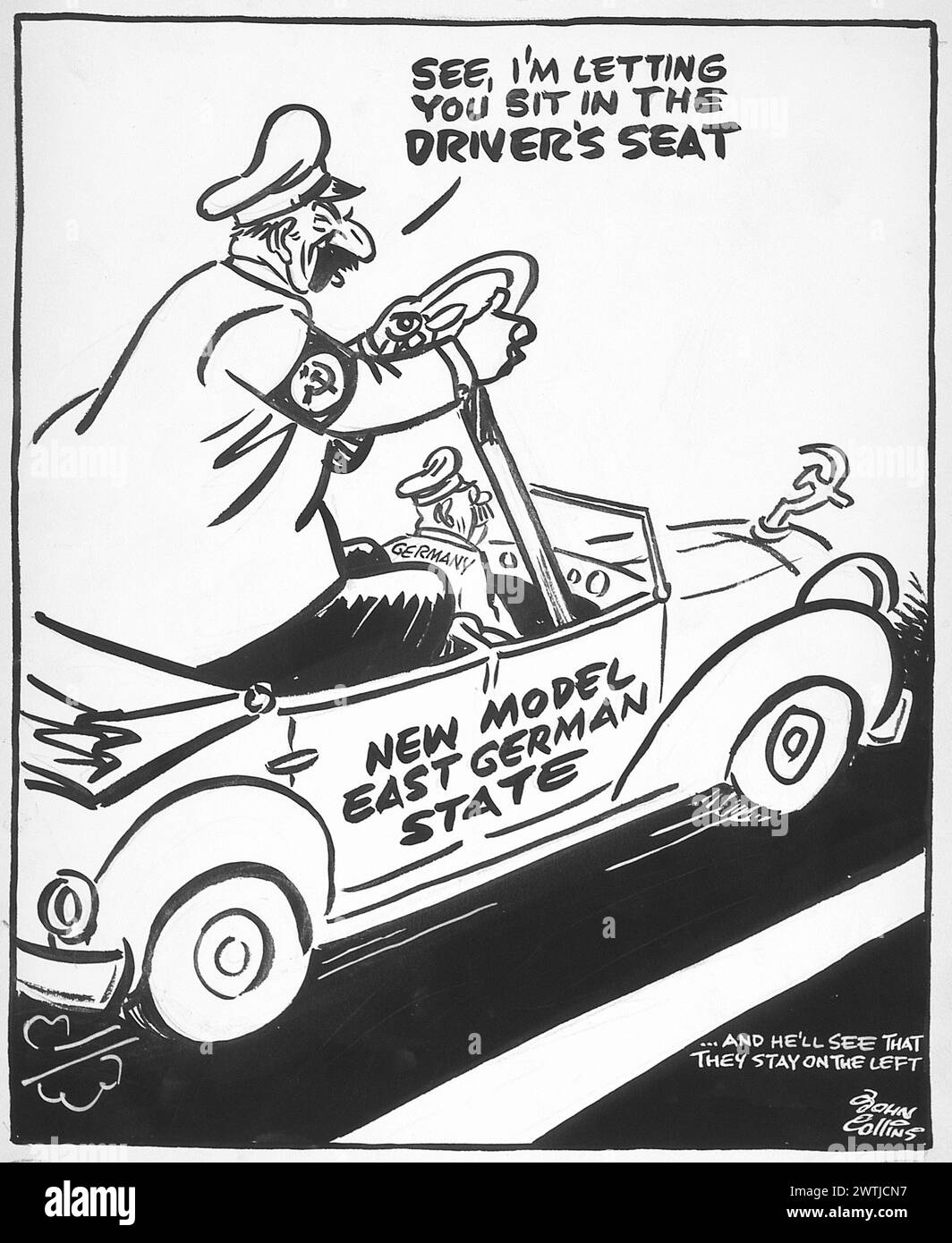 Cartoon - But Look Who Has the Wheel. John Collins (1917-2007 Stock ...