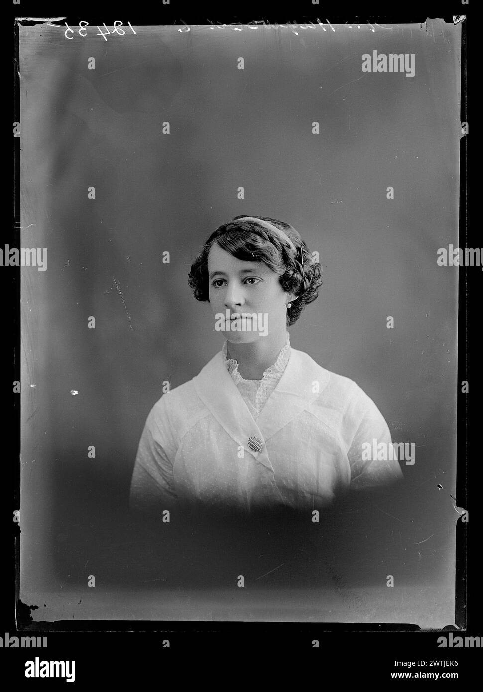 Florence Haywood studio portraits, portraits, blackandwhite negatives