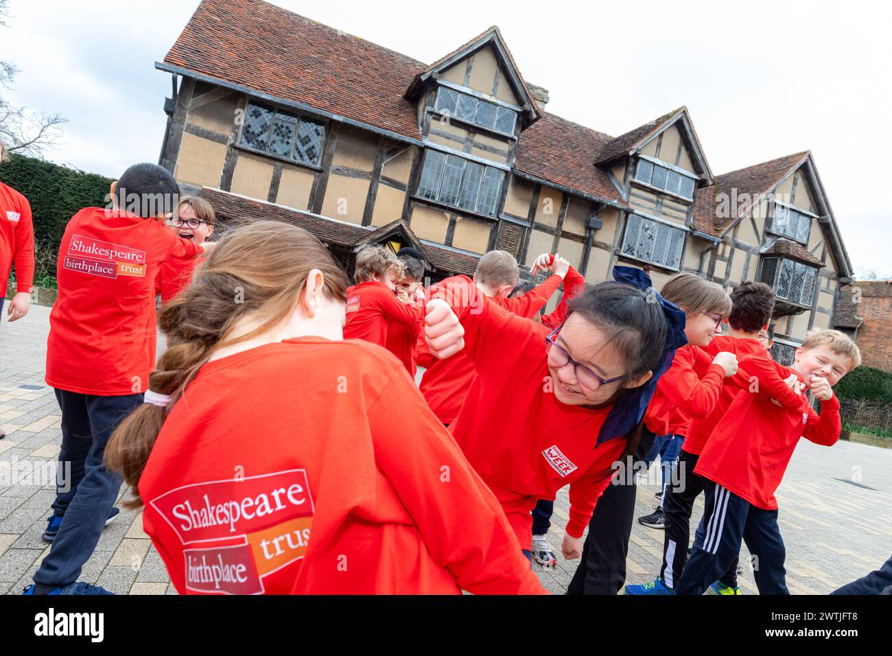 UK, StratforduponAvon. 18/03/2024. In celebration of the 10th