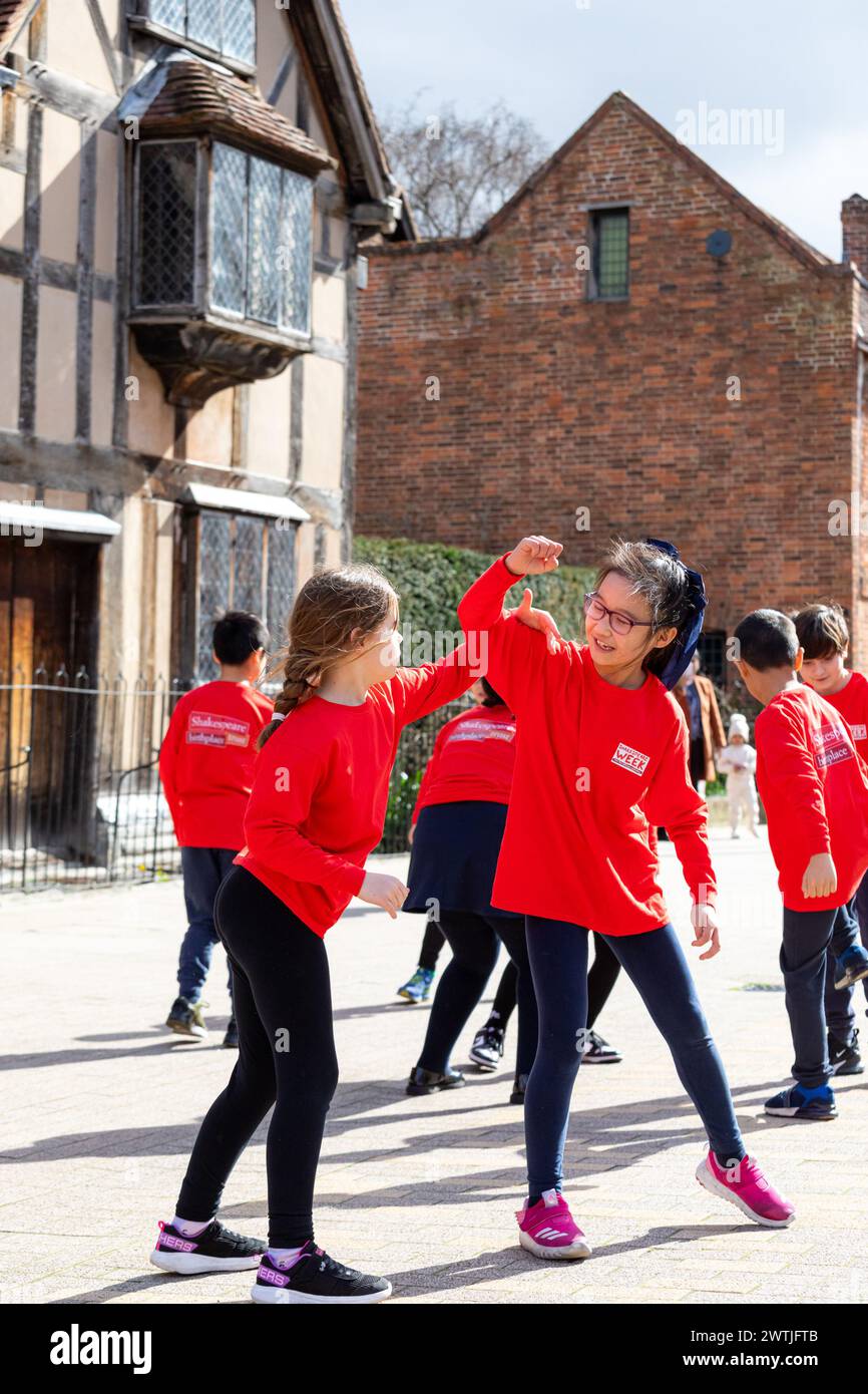 UK, StratforduponAvon. 18/03/2024. In celebration of the 10th