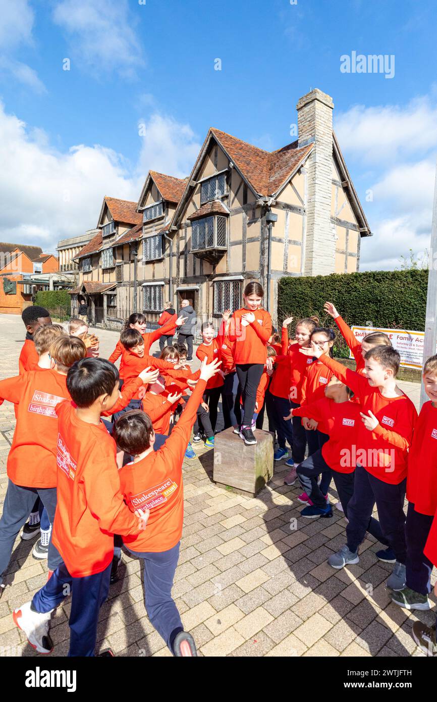 UK, StratforduponAvon. 18/03/2024. In celebration of the 10th