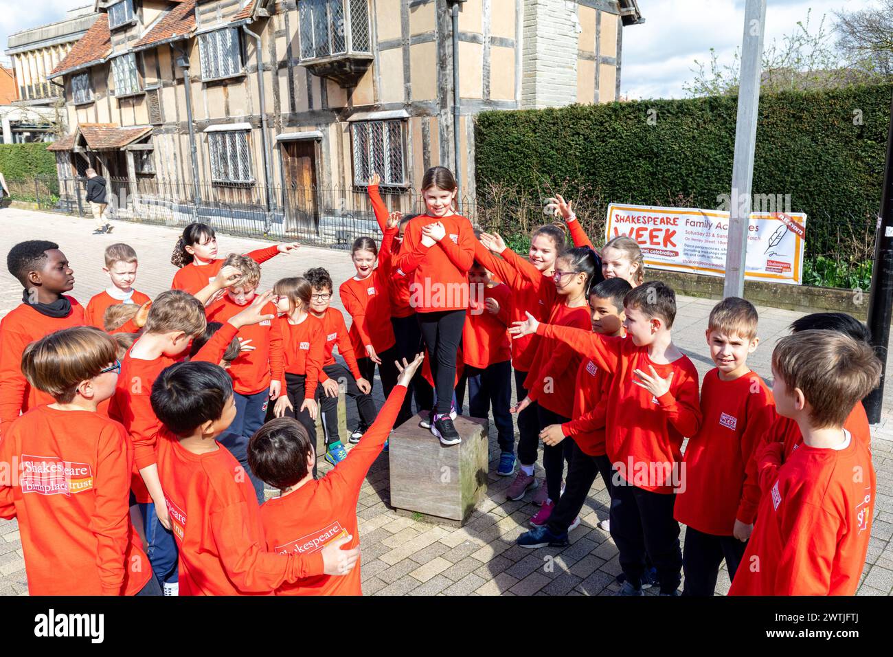 UK, StratforduponAvon. 18/03/2024. In celebration of the 10th