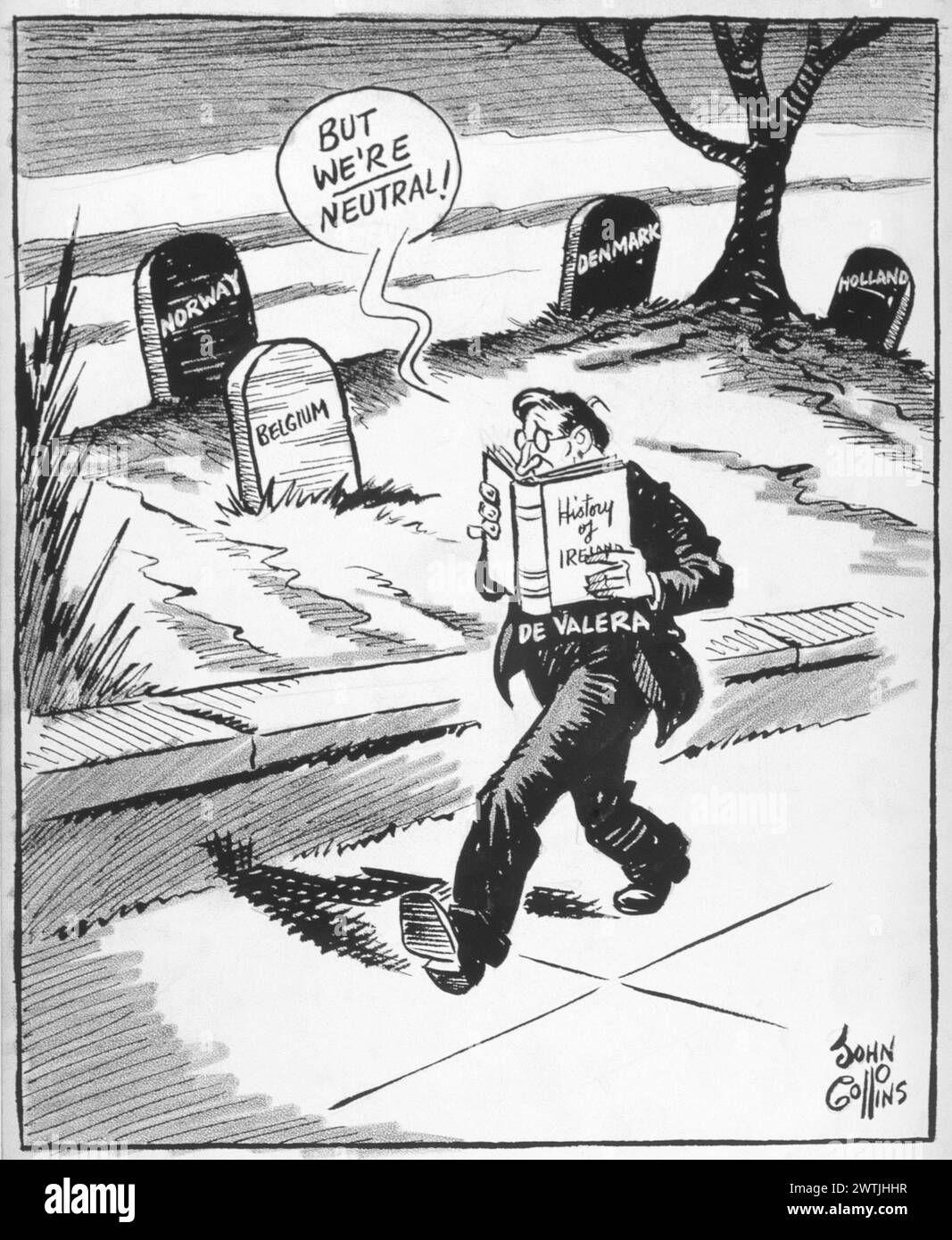 Cartoon Whistling Past the Graveyard Stock Photo Alamy