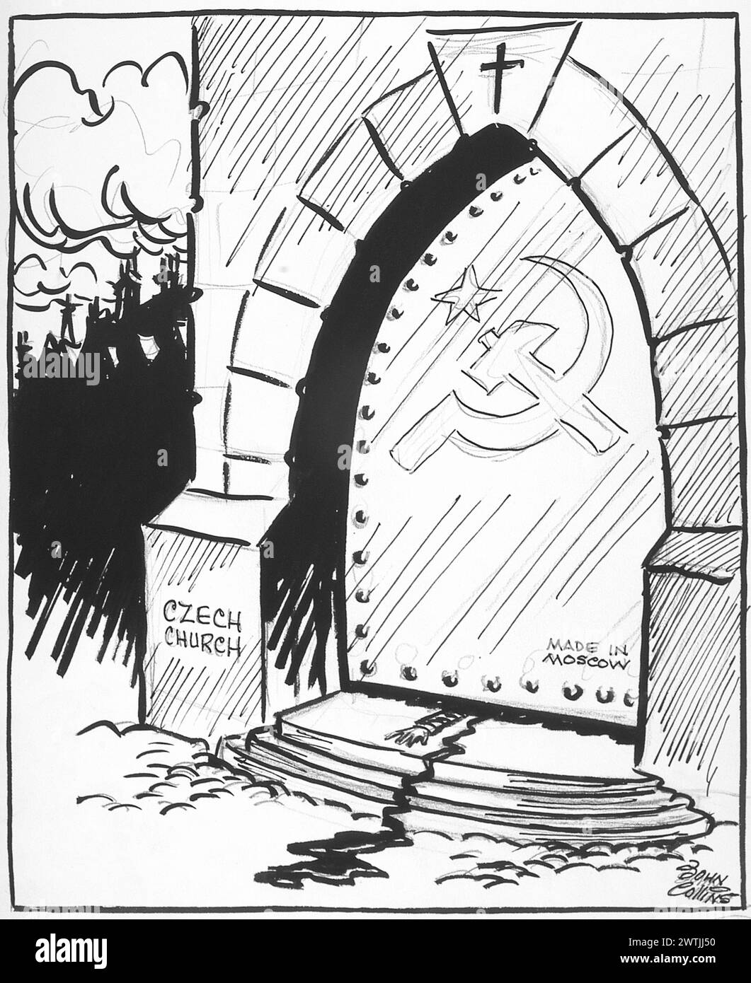 Iron curtain cartoon hires stock photography and images Alamy