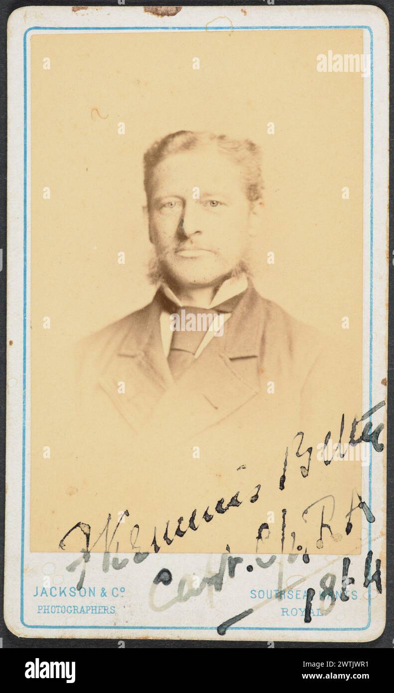 [Captain Belton] cartesdevisite, albumen prints, blackandwhite