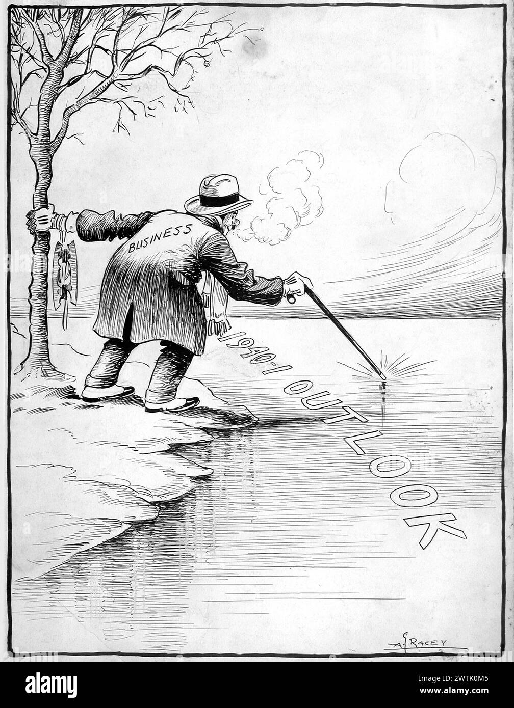 Cartoon - Testing the Outlook, It Looks Good and Feels Strong Arthur ...