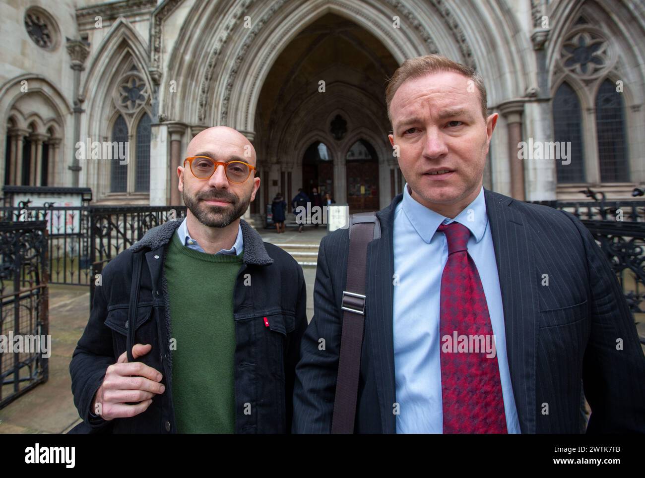 London, England, UK. 18th Mar, 2024. CARLO PALOMBO, (L) and TOM HAYES