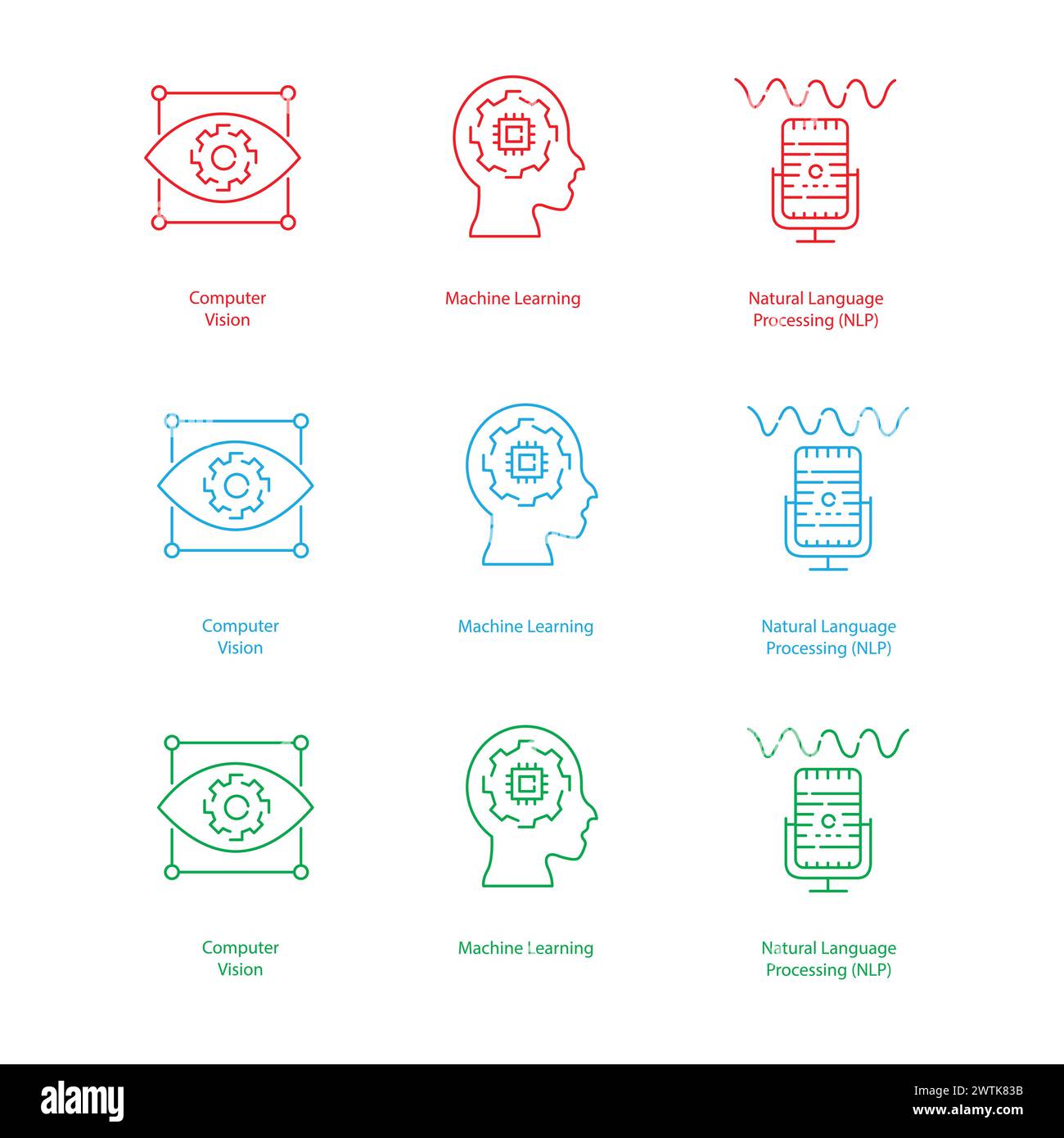 Process automation symbols hi-res stock photography and images - Alamy
