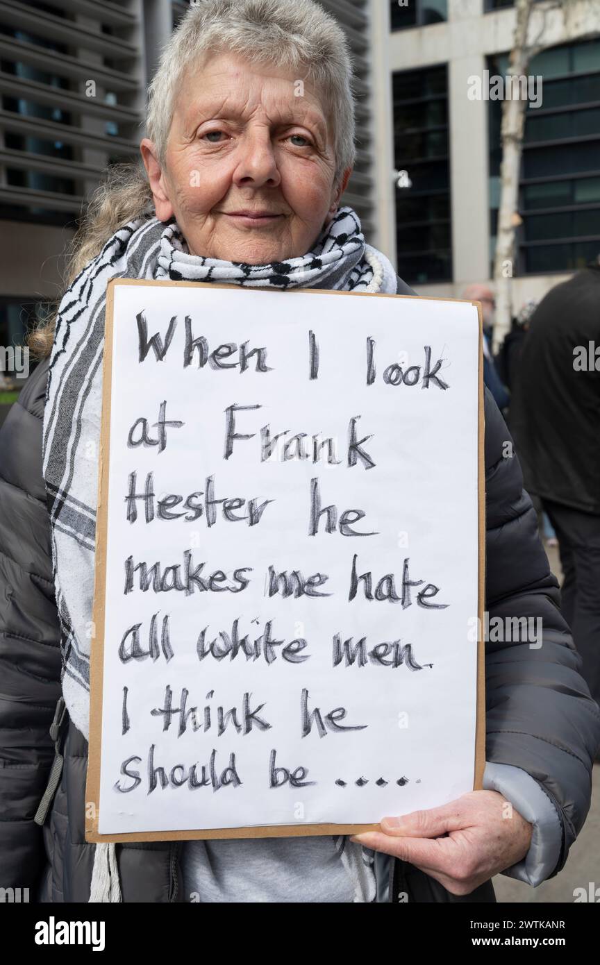 UN Day of Action against racism. Rally outside the Home Office