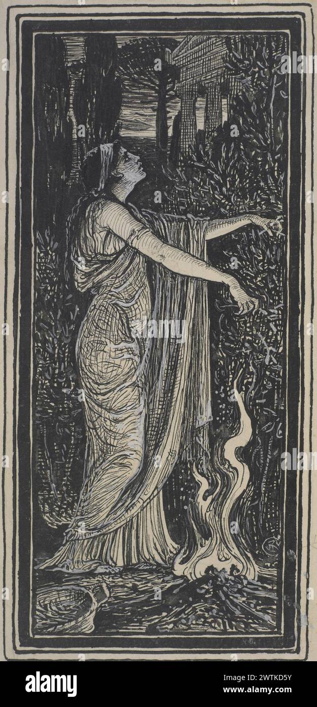 Invocation Draw Myrto's invocation drawings, works on paper Stock Photo - Alamy