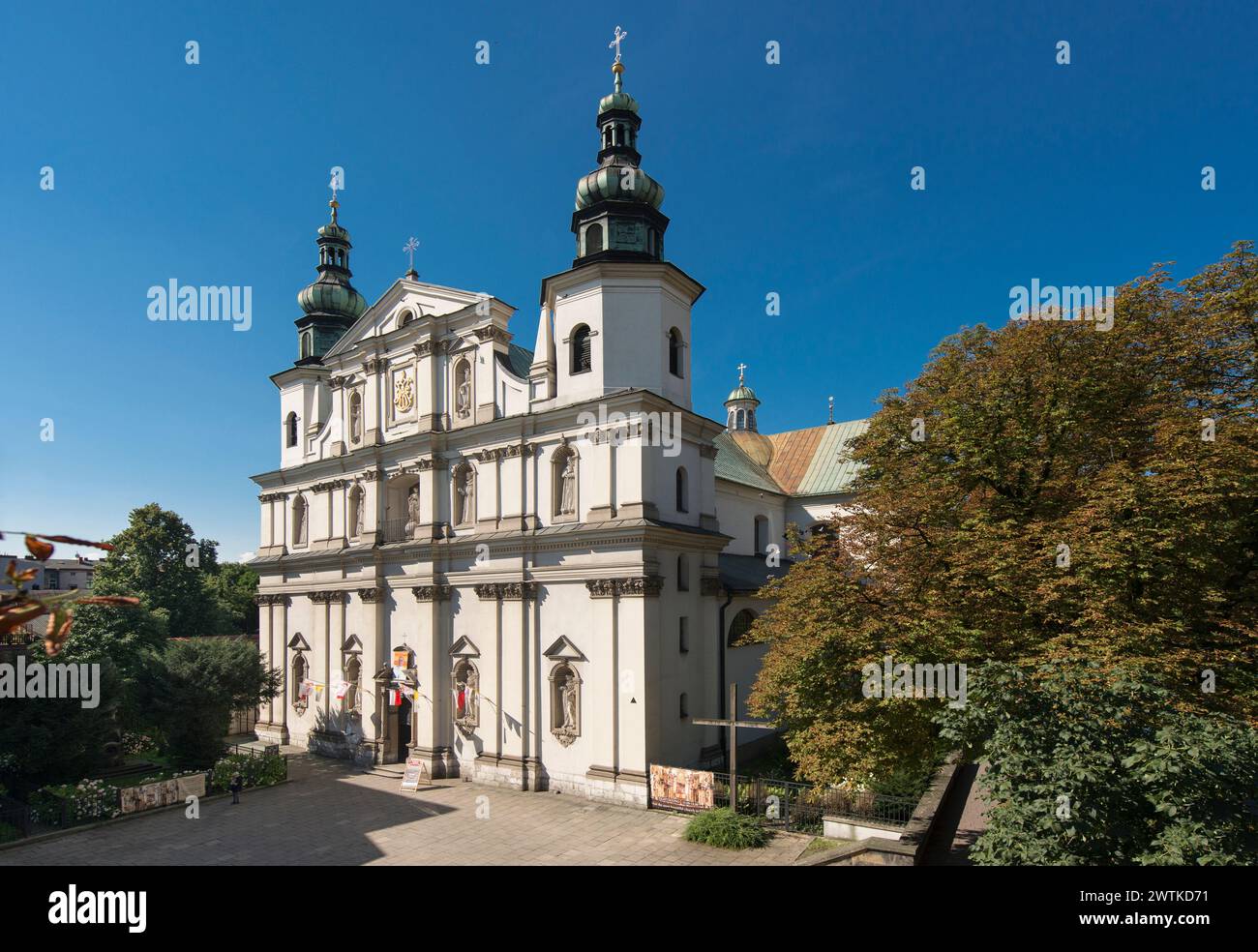 Church of St. Bernardine, Krakow, Poland Stock Photo