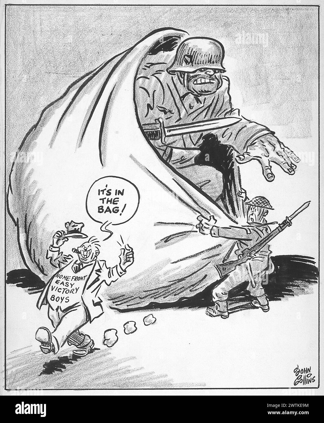 Cartoon - But Don't Leave Them Holding It. John Collins (1917-2007 ...