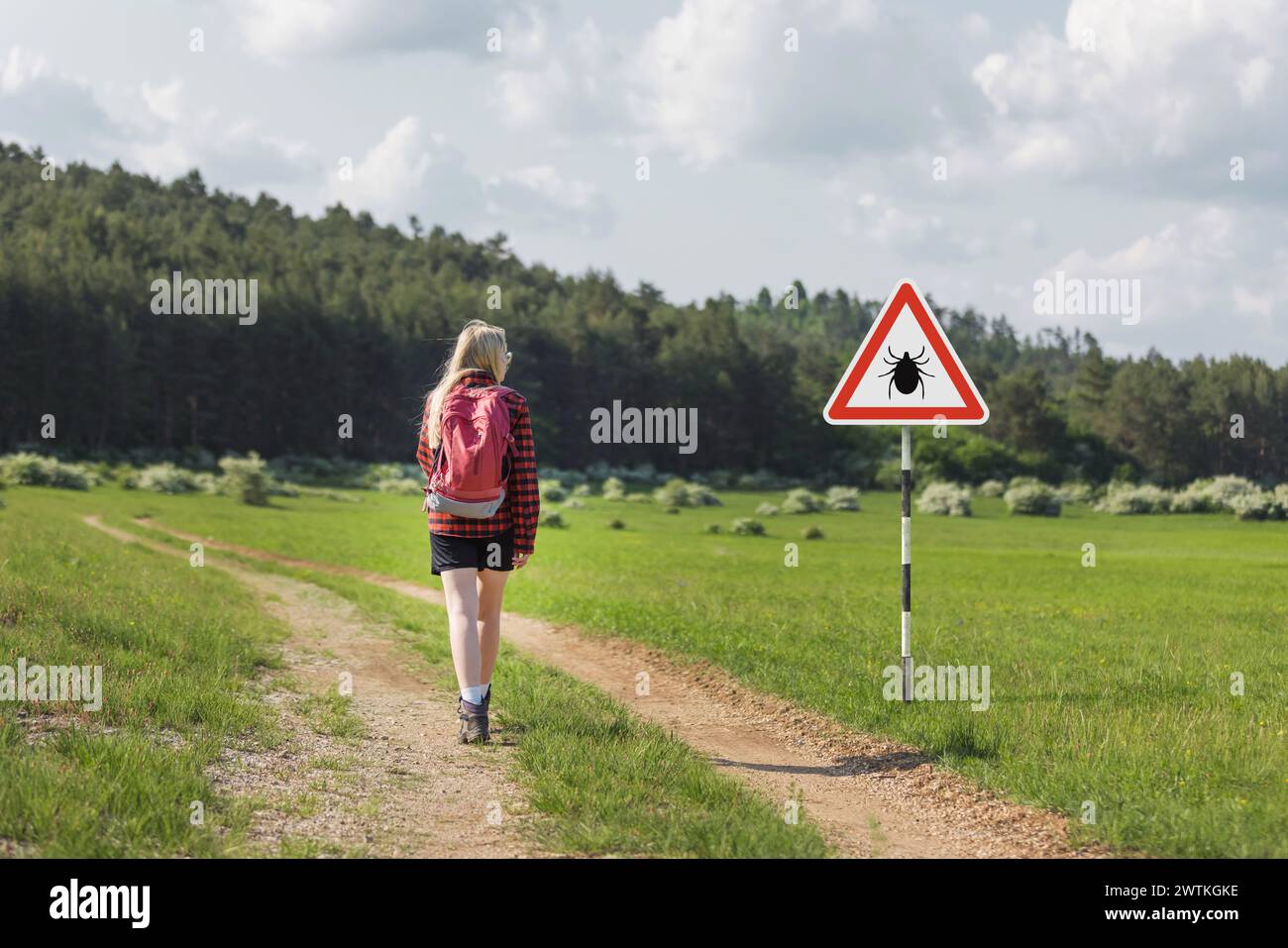 Image showcasing Tick risk area hi-res stock photography and images - Alamy