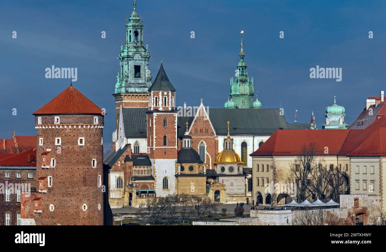 The Wawel Royal Castle Stock Photo