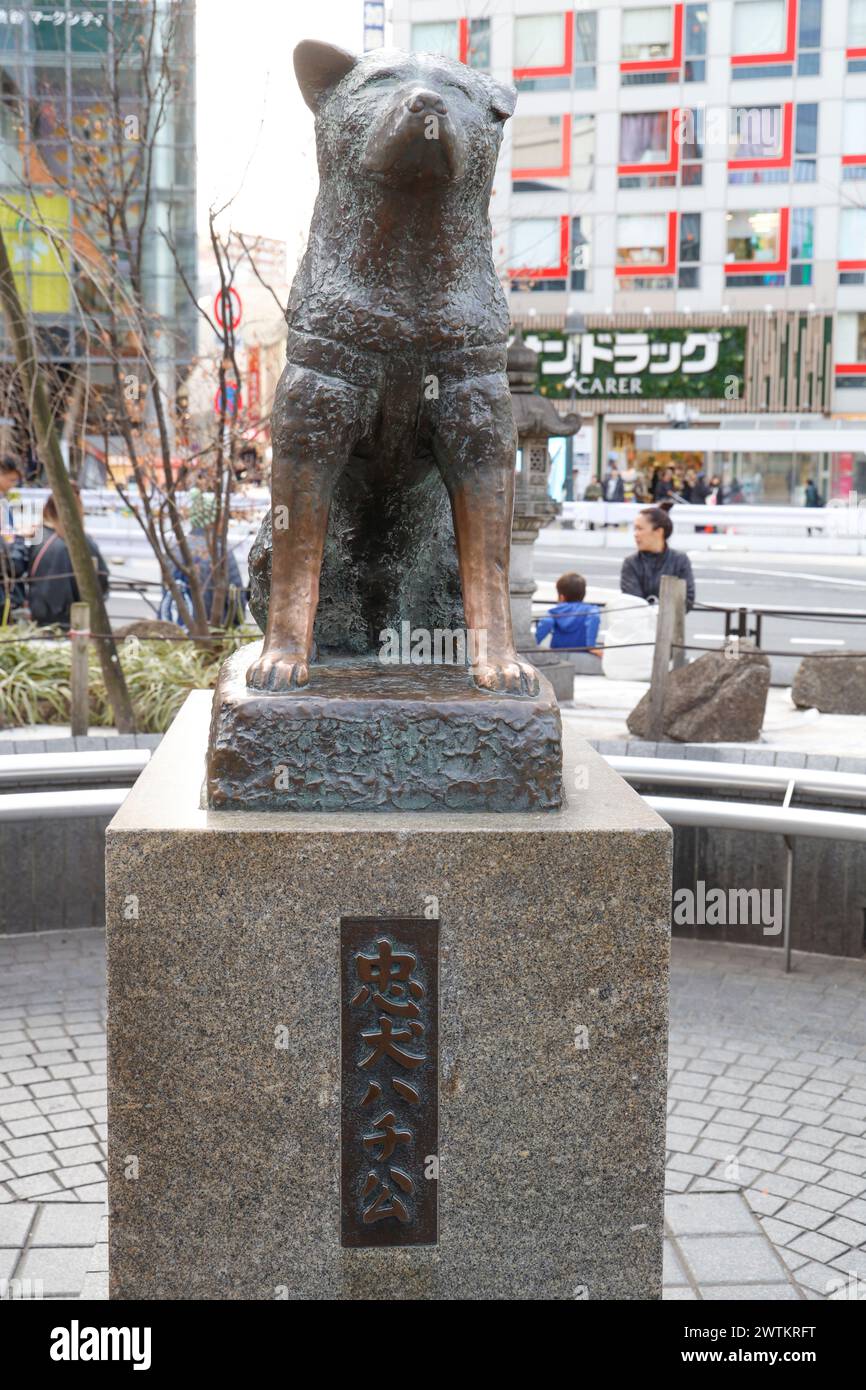 HACHIKO THE FAITHFUL DOG IN TOKYO Stock Photo - Alamy