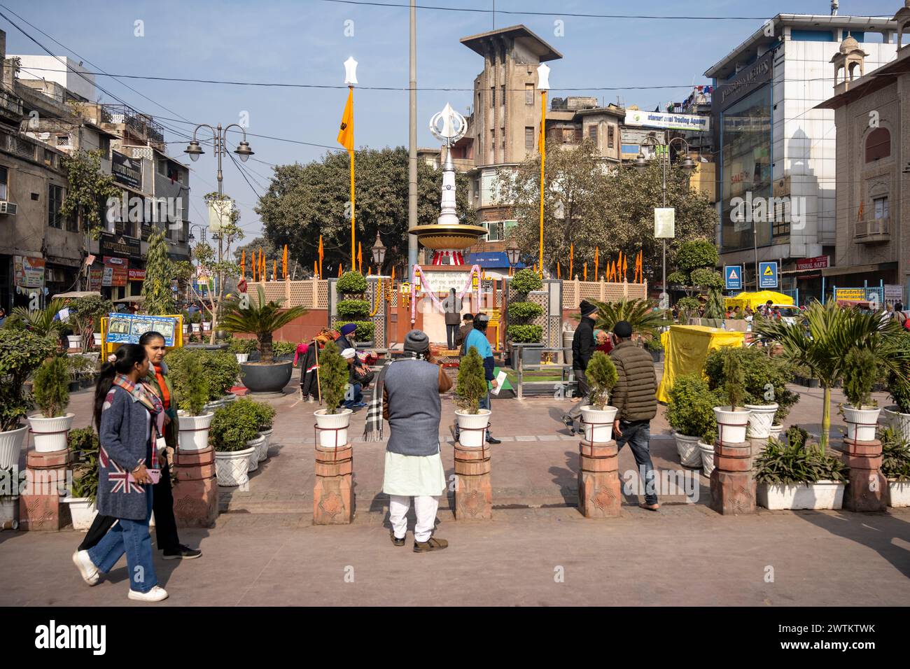 India, Old Delhi, Chandni Chowk, Stock Photo