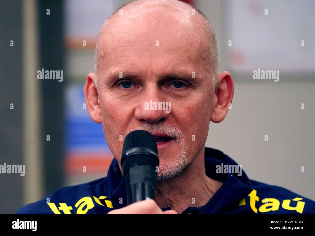 Claudio Taffarel during a press conference at Sopwell House, St Albans. Picture date: Monday March 18, 2024. Stock Photo