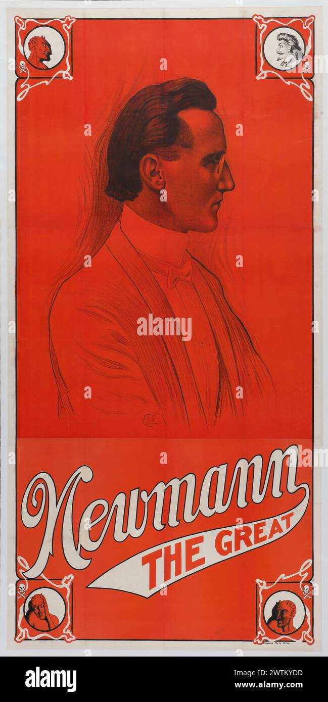 Bill poster 1900s hi-res stock photography and images - Alamy