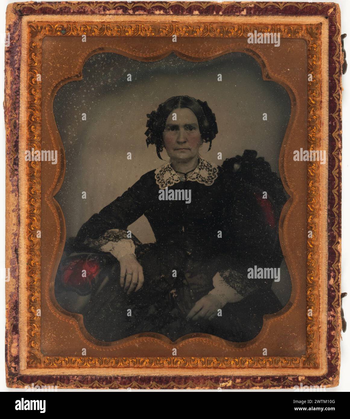 Ambrotype - Portrait of an unidentified woman, 1850-1870 Stock Photo ...